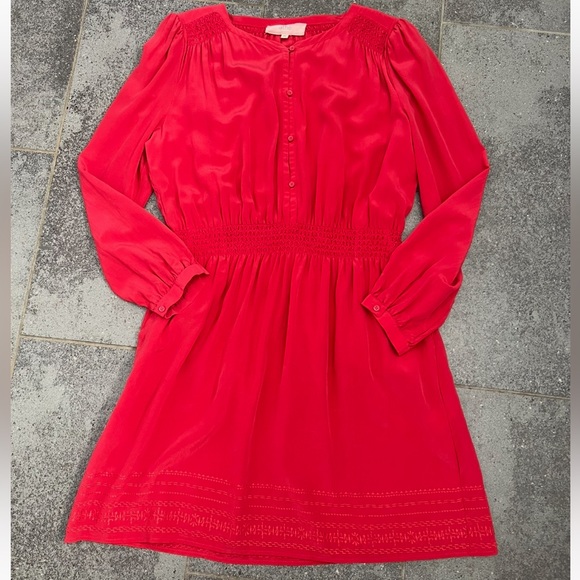 Vanessa Bruno Dresses & Skirts - Vanessa Bruno Athé Vibrant Red Silk Dress.
Size 40 Fr, 8 US EUC